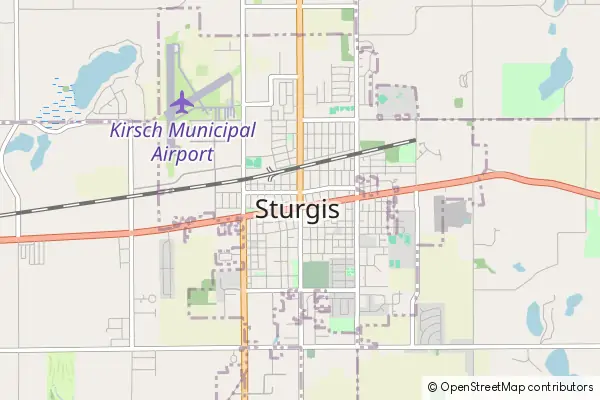 Mapa Sturgis