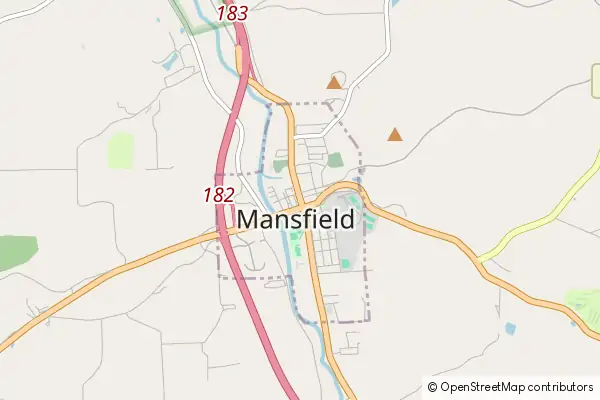 Mapa Mansfield