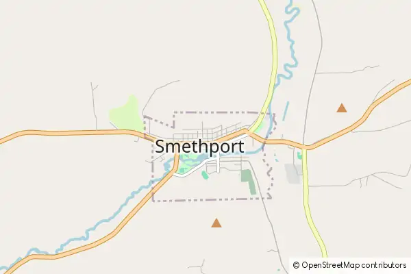 Mapa Smethport