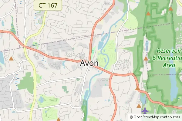 Mapa Avon