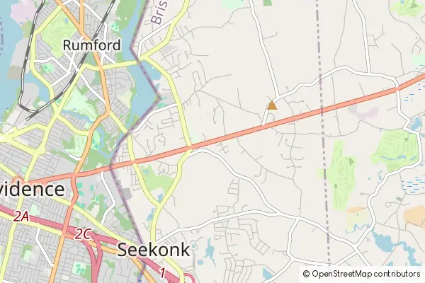 Mapa Seekonk