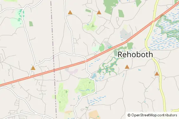 Mapa Rehoboth