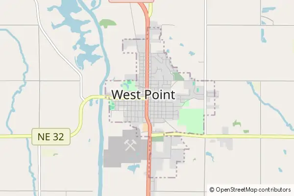 Mapa West Point