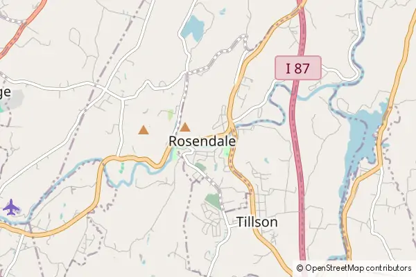 Mapa Rosendale