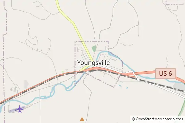 Mapa Youngsville