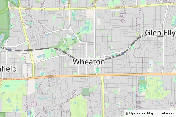 Mapa Wheaton