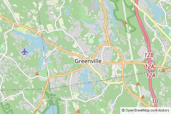 Mapa Greenville