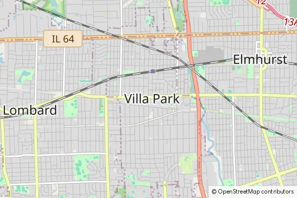 Mapa Villa Park