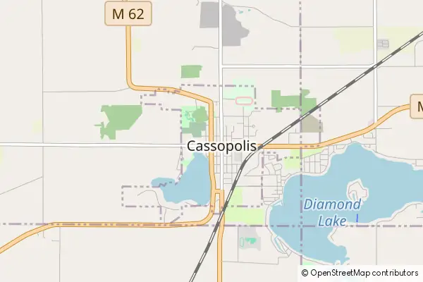 Mapa Cassopolis