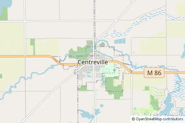 Mapa Centreville