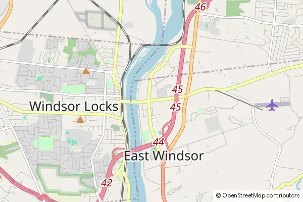 Mapa East Windsor