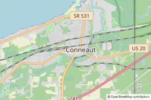 Mapa Conneaut