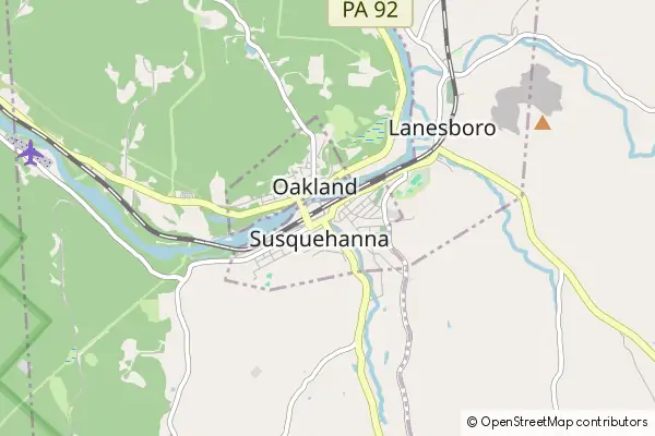 Mapa Susquehanna