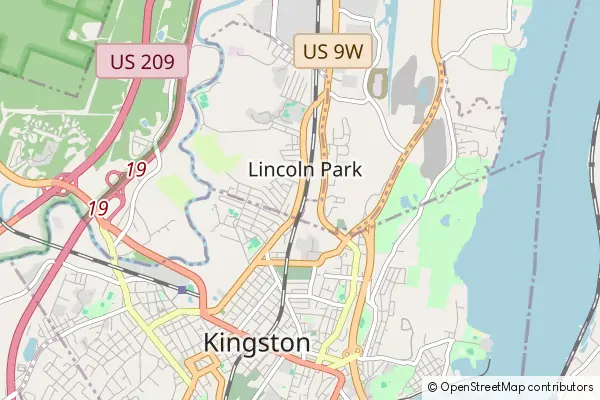 Mapa Kingston