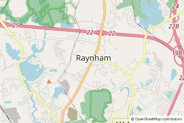 Mapa Raynham