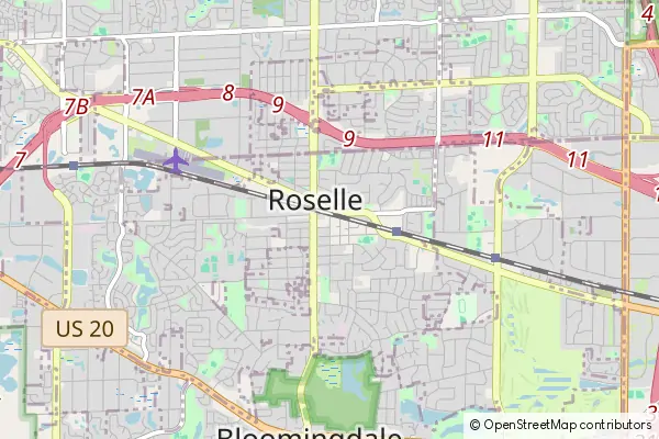 Mapa Roselle