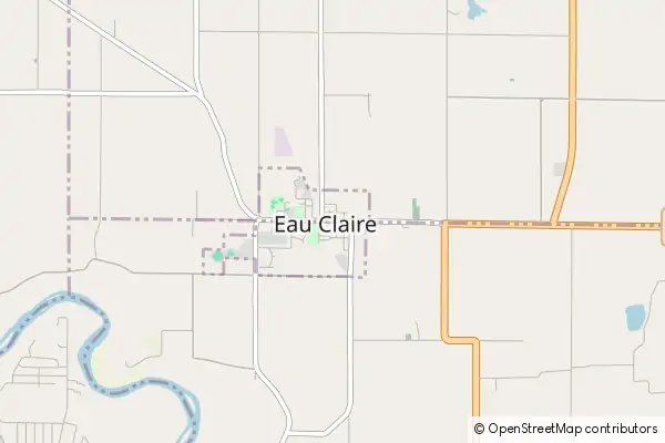 Mapa Eau Claire