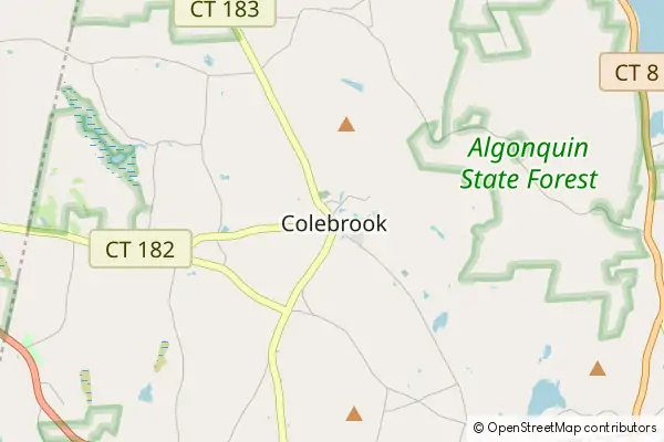 Mapa Colebrook