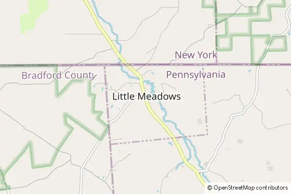 Mapa Little Meadows