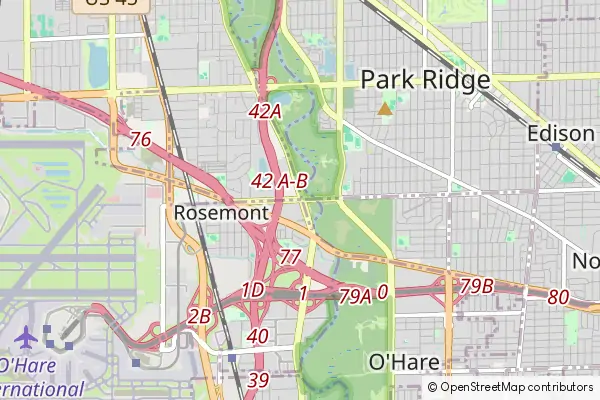 Mapa Rosemont