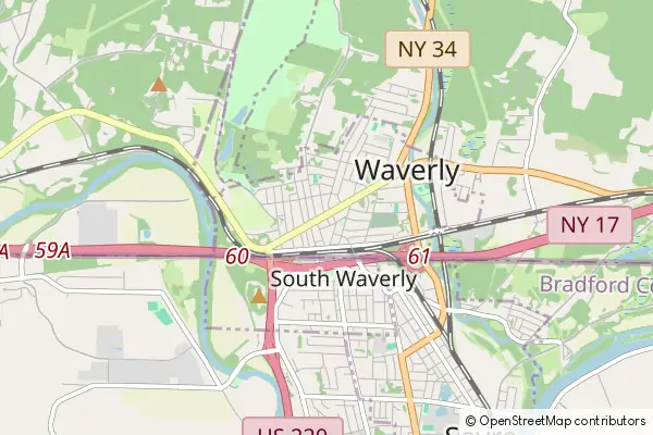 Mapa Waverly