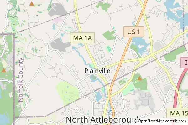 Mapa Plainville