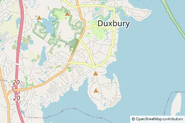 Mapa Duxbury