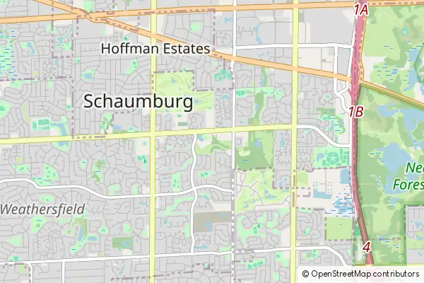 Mapa Schaumburg