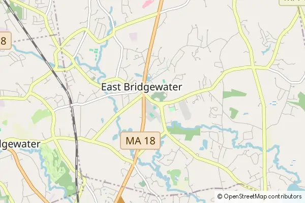 Mapa East Bridgewater