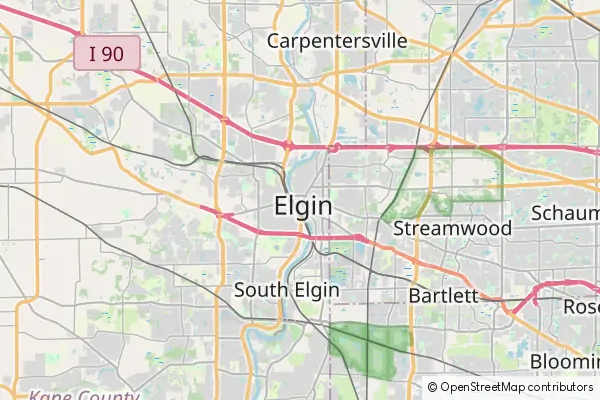 Mapa Elgin