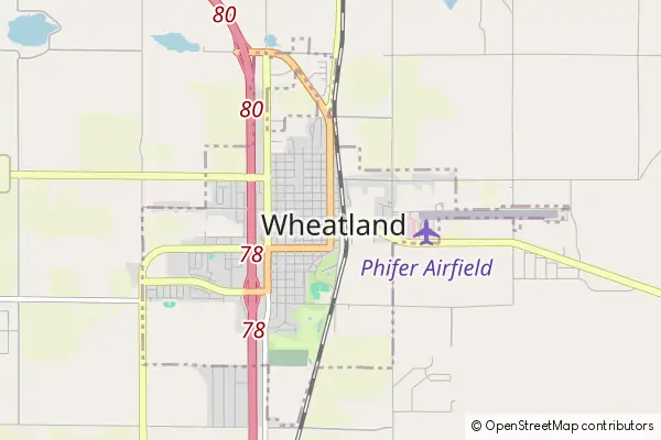 Mapa Wheatland