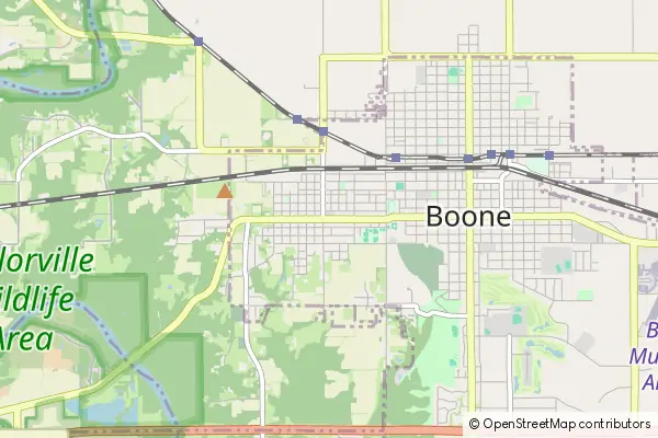 Mapa Boone