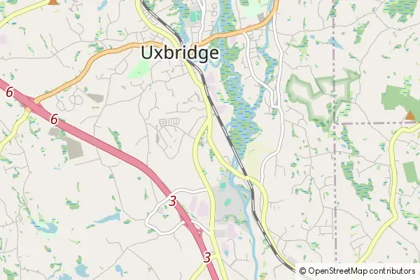 Mapa Uxbridge