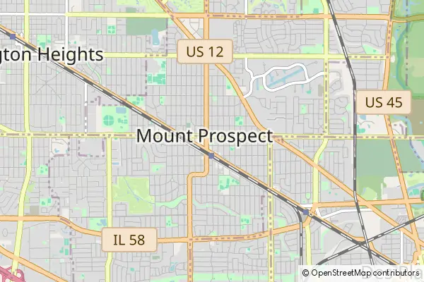 Mapa Mount Prospect