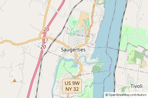 Mapa Saugerties