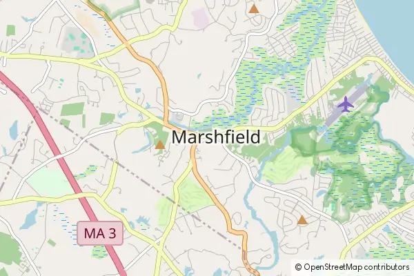 Mapa Marshfield