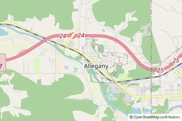 Mapa Allegany