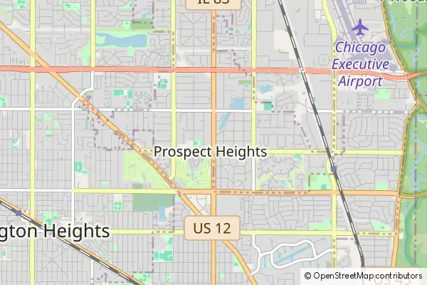 Mapa Prospect Heights