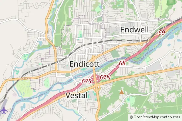 Mapa Endicott