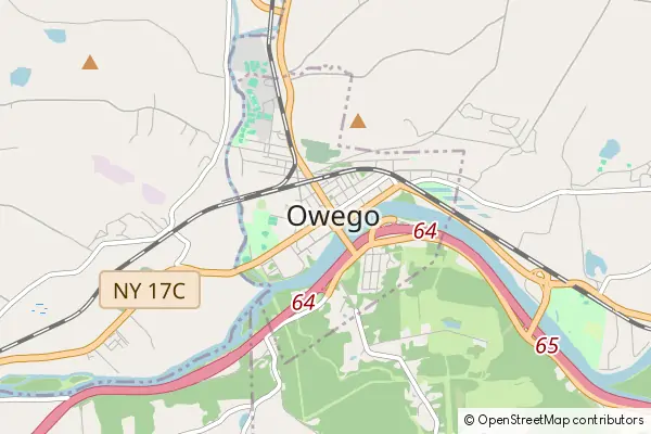 Mapa Owego