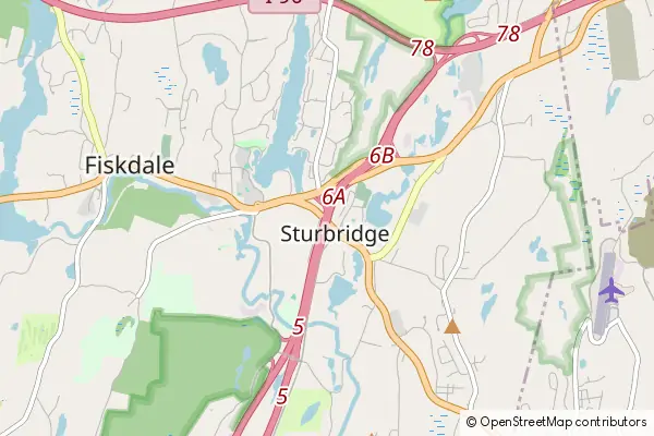 Mapa Sturbridge