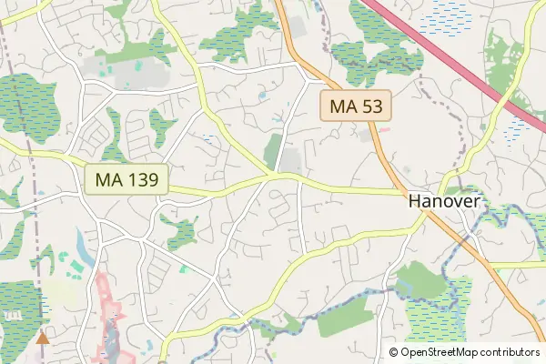 Mapa Hanover