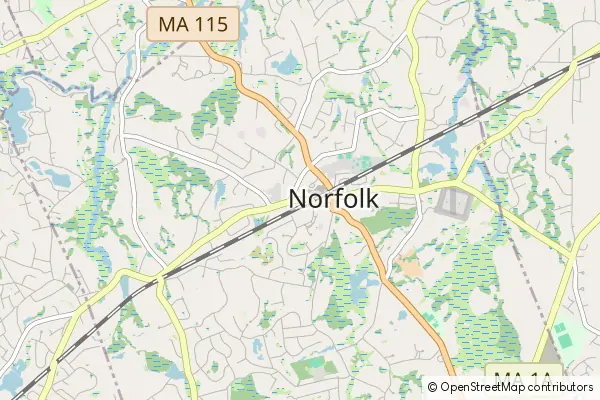 Mapa Norfolk