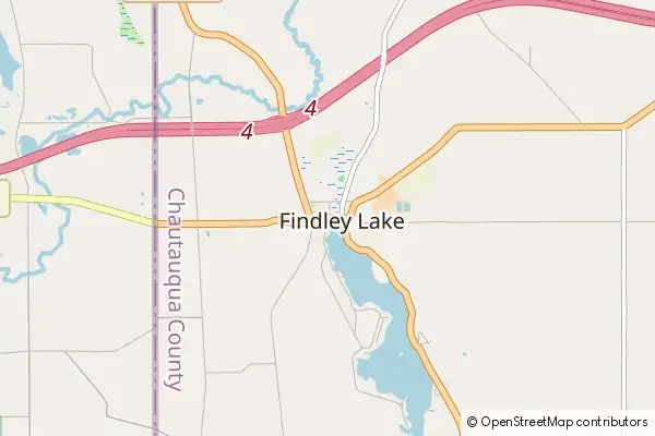 Mapa Findley Lake