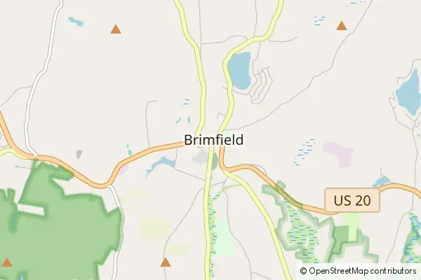 Mapa Brimfield