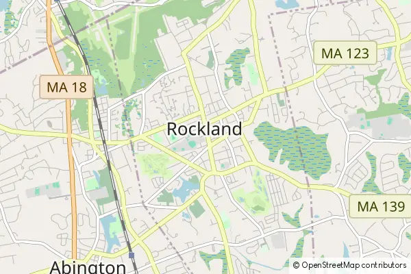 Mapa Rockland