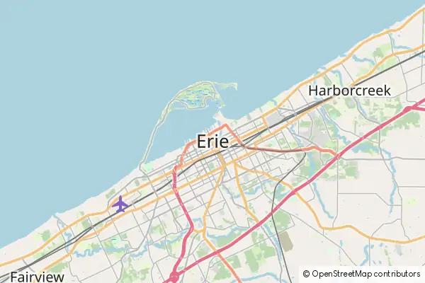 Mapa Erie