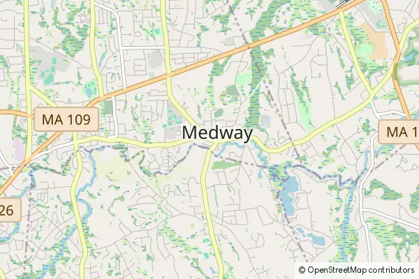 Mapa Medway