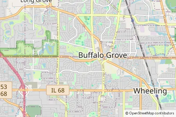 Mapa Buffalo Grove