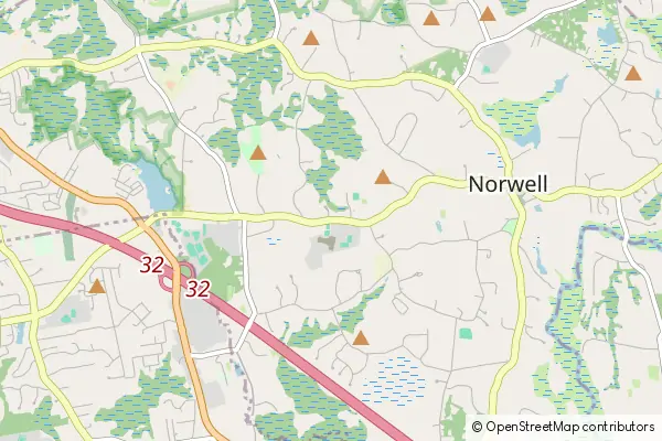 Mapa Norwell